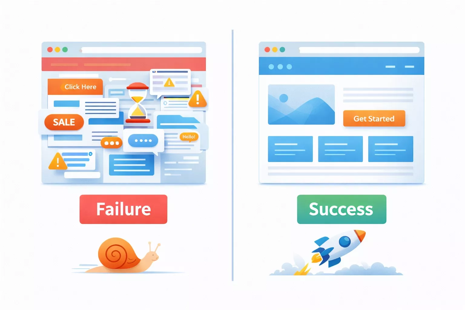 Web sitem neden satış getirmiyor diyenler için UX tasarım kıyaslaması.