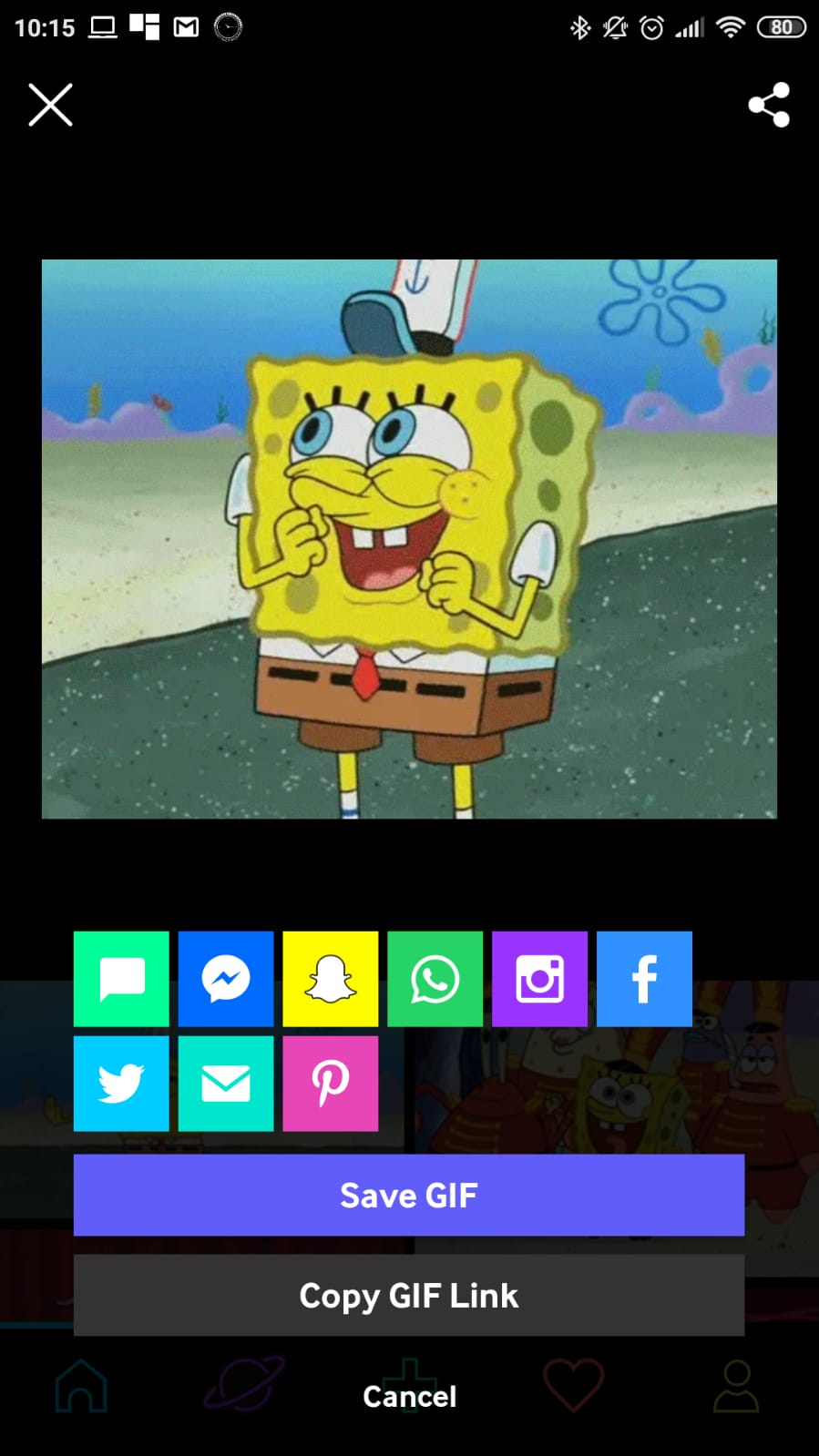 imstagram giphy kullanımı