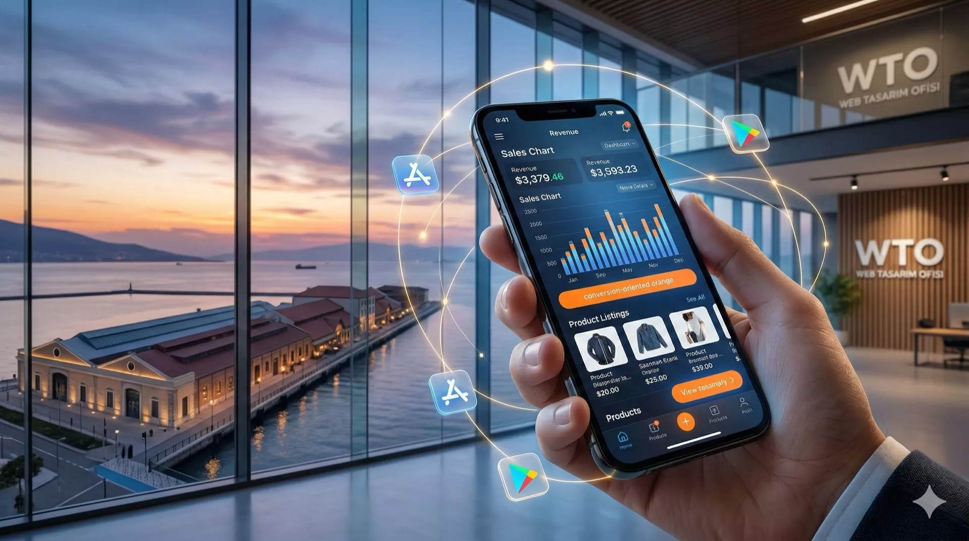 izmir ios android mobil uygulama deneyimi wto