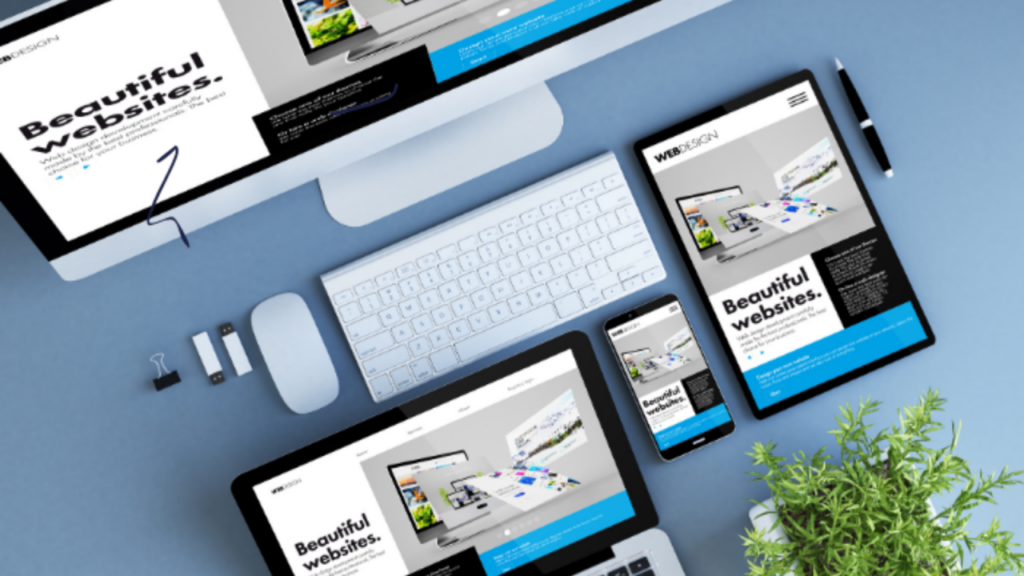 Mobil uyumlu ve profesyonel görünümlü web sitesi örnekleri.