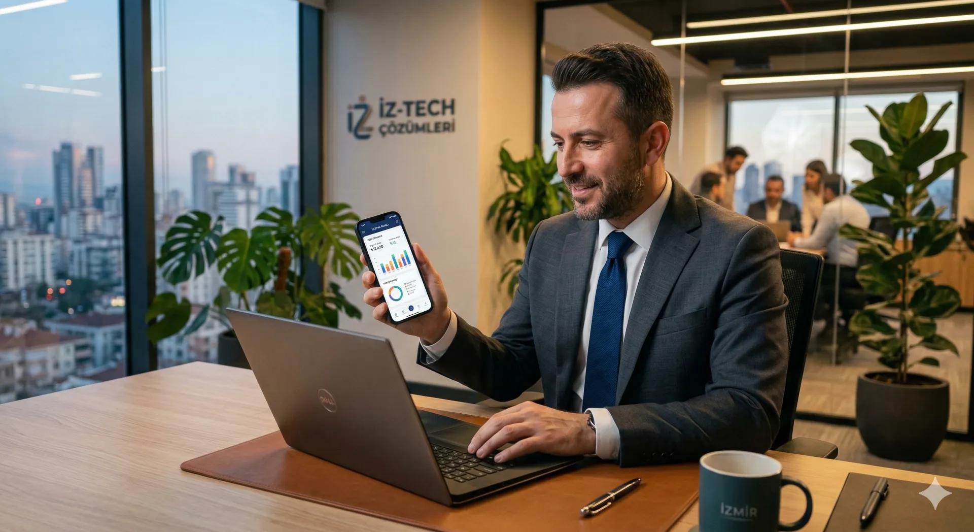 E-ticaret ve kurumsal işletmeler için mobil uygulama kullanım senaryosu.