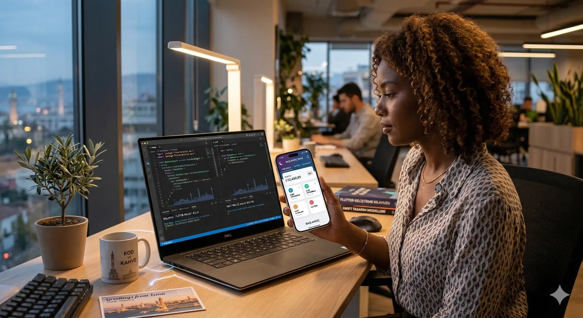 Mobil uygulama yazılım geliştirme ve kodlama aşaması.