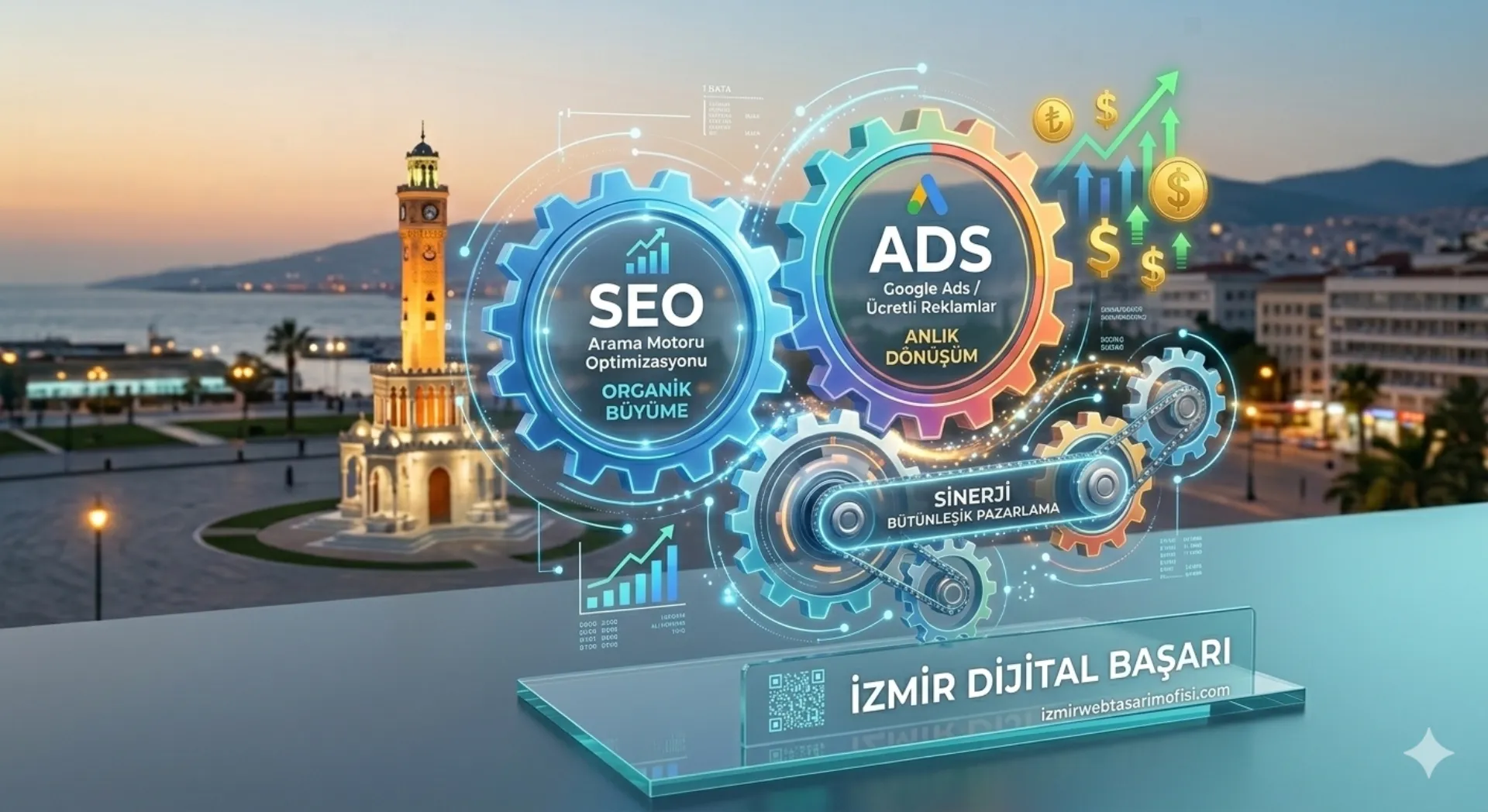 İzmir SEO ve Google Ads reklam sinerjisi ile düşük maliyetli dönüşüm stratejisi.